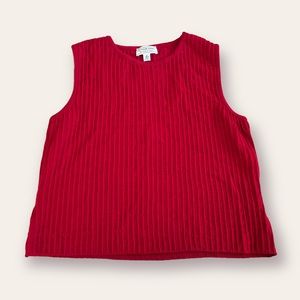 St. John red tank top M